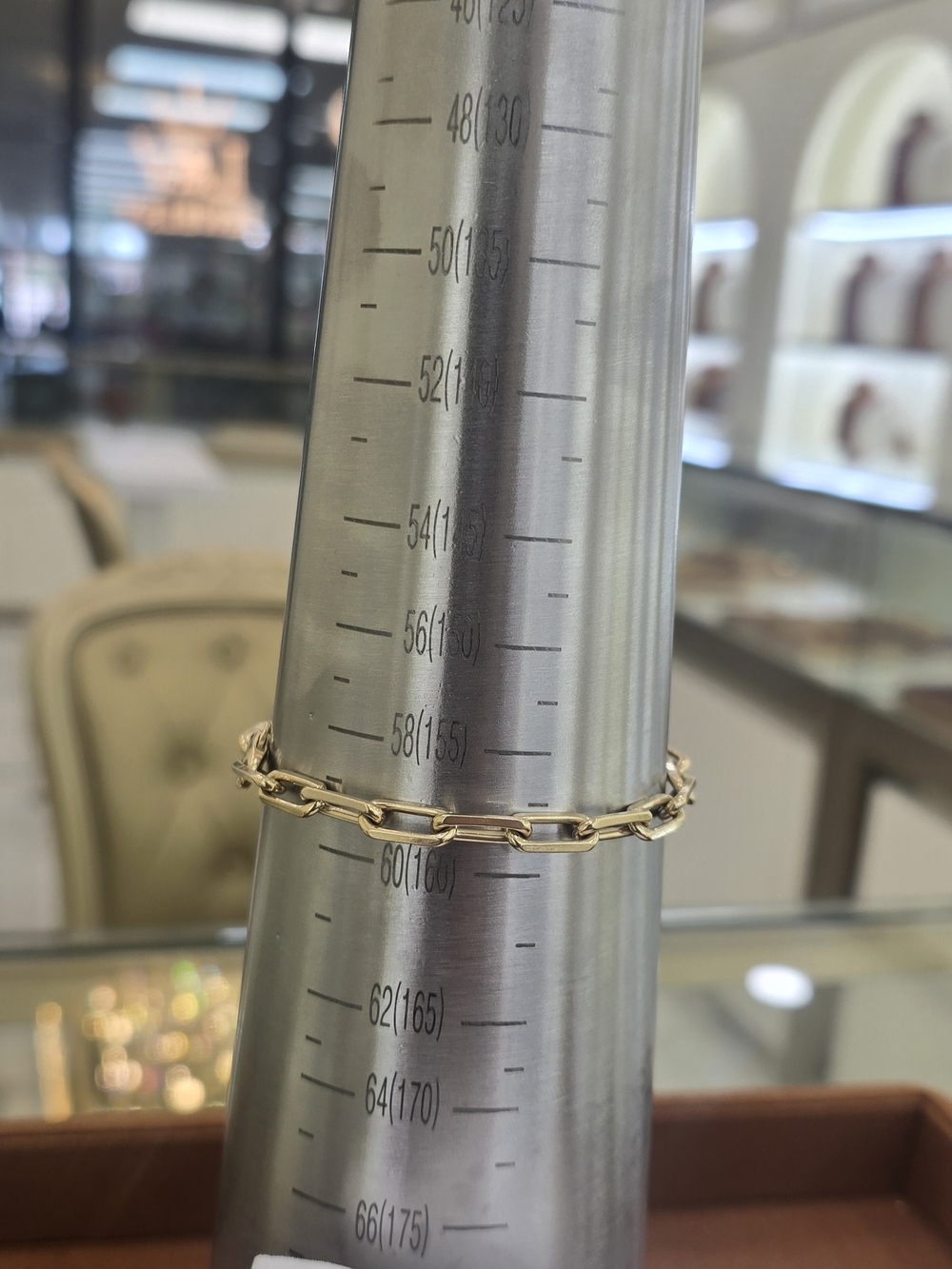 18kt yellow Gold Cartier Santos De Cartier Medium Chain Bracelet. 20cm or 7.5in - Picture 4 of 8